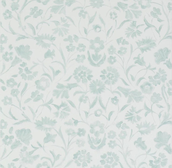 Kasuri  Wallpaper | Yukata - Duck Egg | Drapery fabrics | Designers Guild