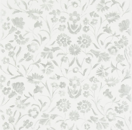 Kasuri  Wallpaper | Yukata - Silver | Tejidos decorativos | Designers Guild