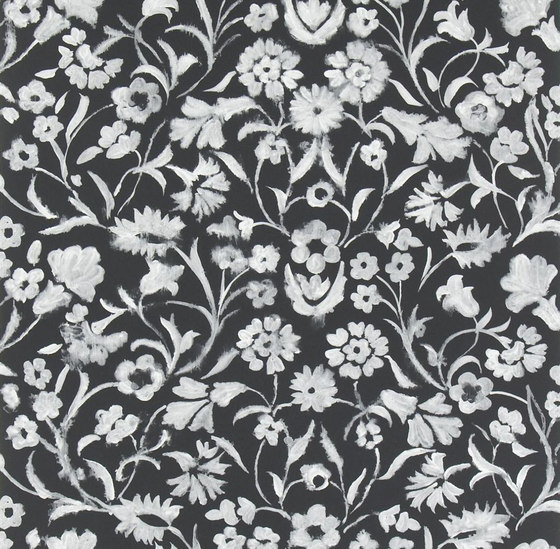 Kasuri  Wallpaper | Yukata - Noir | Tessuti decorative | Designers Guild