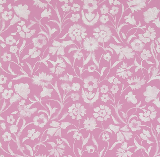 Kasuri  Wallpaper | Yukata - Blossom | Tejidos decorativos | Designers Guild
