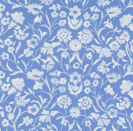 Kasuri  Wallpaper | Yukata - Lapis | Tessuti decorative | Designers Guild