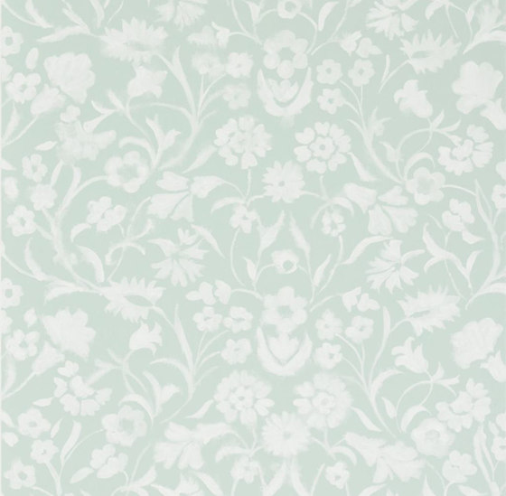 Kasuri  Wallpaper | Yukata - Celadon | Drapery fabrics | Designers Guild