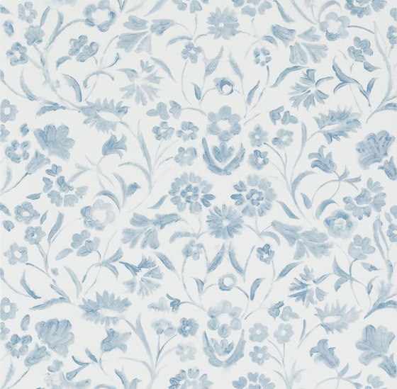 Kasuri  Wallpaper | Yukata - Delft | Tissus de décoration | Designers Guild