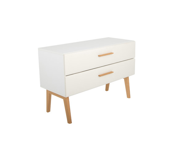 Medium sorpus, wide with two drawers DBV-263 | Kids storage furniture | De Breuyn