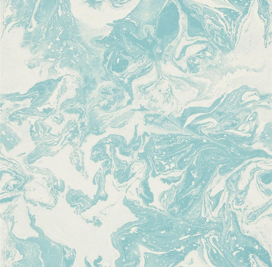 Belles Rives Wallpaper | Bain De Minuit - Piscine | Tissus de décoration | Designers Guild