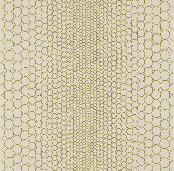 Belles Rives Wallpaper | Pearls - Sable | Drapery fabrics | Designers Guild