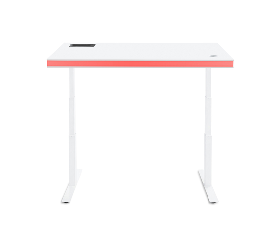 TableAir White Glossy red | Tavoli contract | TableAir