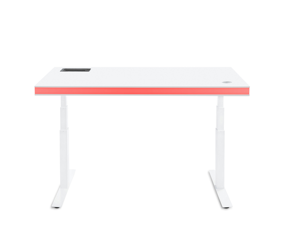 TableAir White Glossy red | Tables collectivités | TableAir