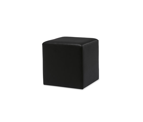Nexus Cube in Leather | Poufs | Design Within Reach
