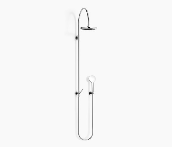 Tara. - Shower with fixed riser with wall elbow | Shower controls | Dornbracht