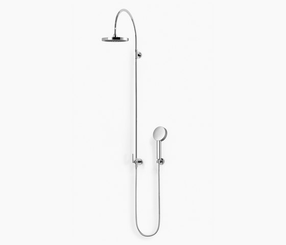 Tara. - Shower with fixed riser with wall elbow | Shower controls | Dornbracht