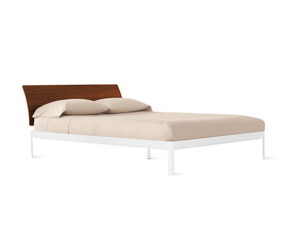 Min Bed with Wood Headboard | Letti | Design Within Reach