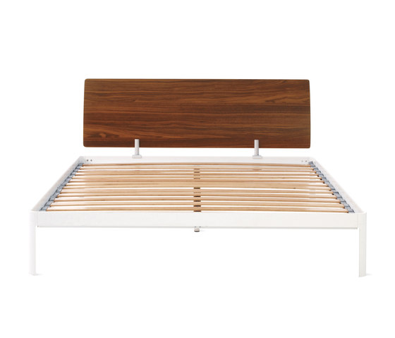 Min Bed with Wood Headboard | Beds | Design Within Reach
