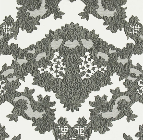 Carnets Andalous Wallpaper | Macarena Galuchat - Oscuro | Tessuti decorative | Designers Guild