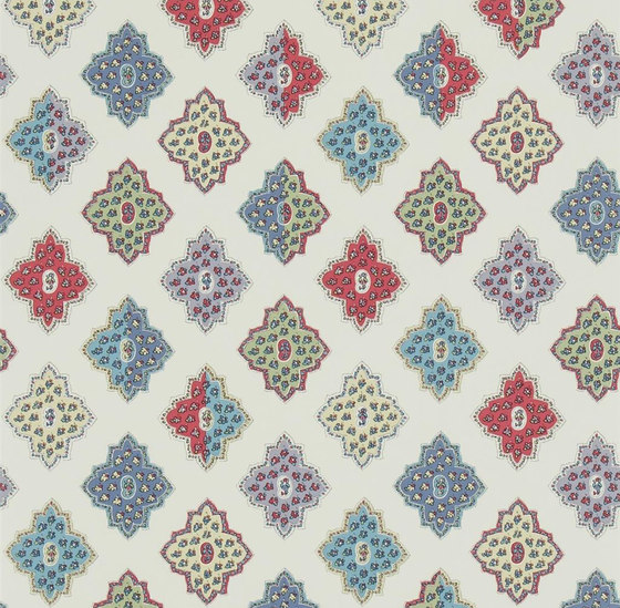 Carnets Andalous Wallpaper | Alcazar - Opalin | Drapery fabrics | Designers Guild