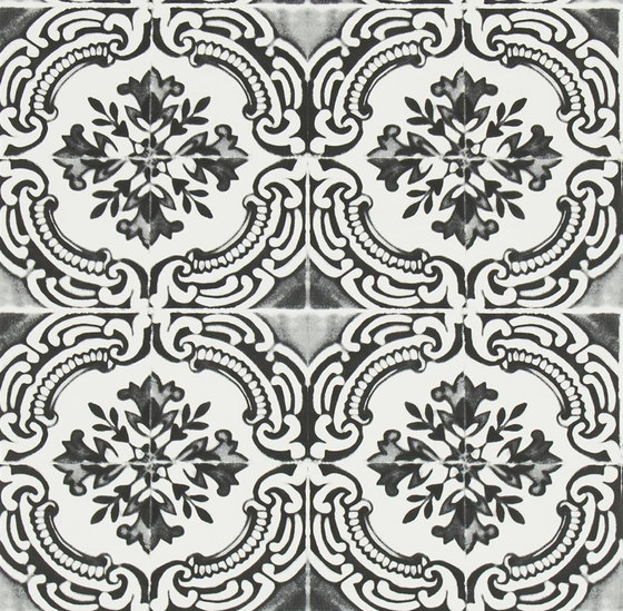 Carnets Andalous Wallpaper | Azulejos - Oscuro | Tissus de décoration | Designers Guild