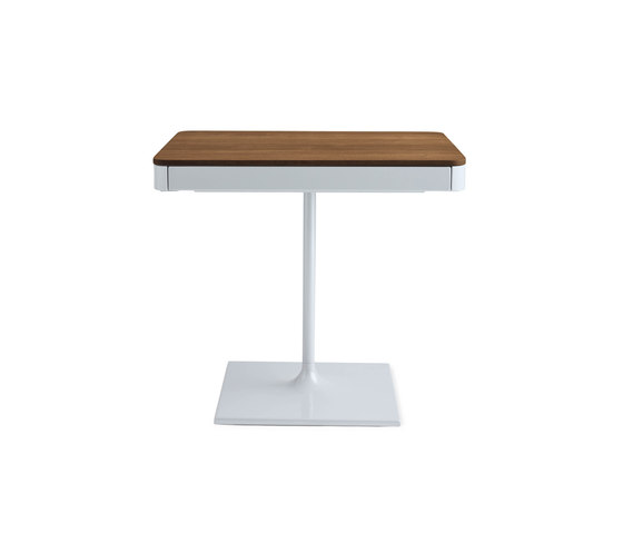 Min Bedside Table with Pedestal Base | Mesillas de noche | Design Within Reach