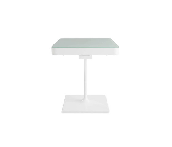 Min Bedside Table with Pedestal Base | Mesillas de noche | Design Within Reach
