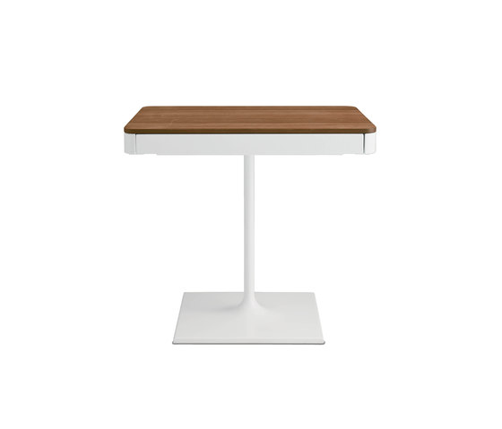 Min Bedside Table with Pedestal Base | Nachttische | Design Within Reach