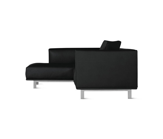 Bilsby Sectional with Chaise in Leather, Left | Sofás | Design Within Reach