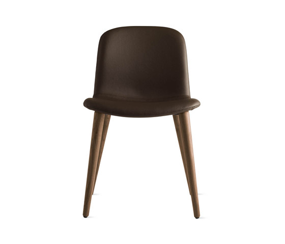 Bacco Chair in Leather | Walnut Legs | Sillas | Design Within Reach