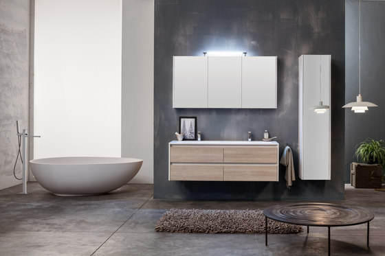Kami | Composition 01 | Meubles muraux salle de bain | Mastella Design