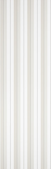 Signature Papers Wallpaper | Aiden Stripe - Natural / White | Wall coverings / wallpapers | Designers Guild
