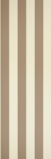 Stripes And Plaids Wallpaper | Spalding Stripe - Chestnut | Wandbeläge / Tapeten | Designers Guild