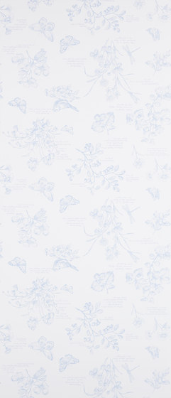Signature Papers Wallpaper | Nature Study Toile - Blueberry | Wall coverings / wallpapers | Designers Guild