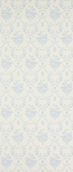 Signature Papers Wallpaper | Saratoga Toile - Bluebell | Revêtements muraux / papiers peint | Designers Guild