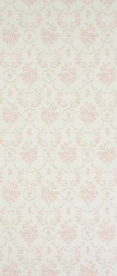 Signature Papers Wallpaper | Saratoga Toile - Rose | Wall coverings / wallpapers | Designers Guild