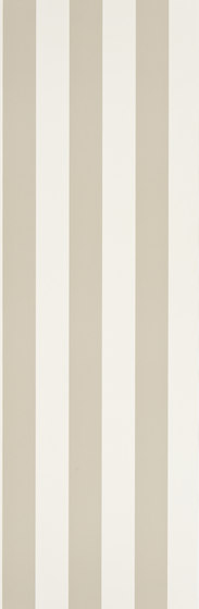 Signature Papers II Wallpaper | Spalding Stripe - Cream / Laurel | Carta parati / tappezzeria | Designers Guild