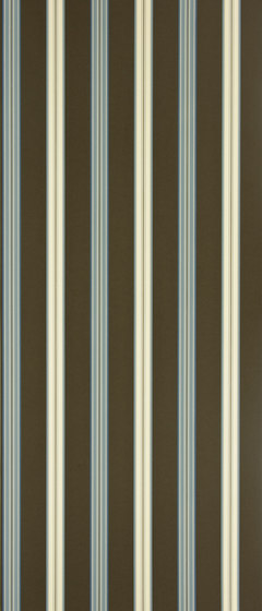 Signature Papers II Wallpaper | Dunston Stripe - Cerulean | Wandbeläge / Tapeten | Designers Guild