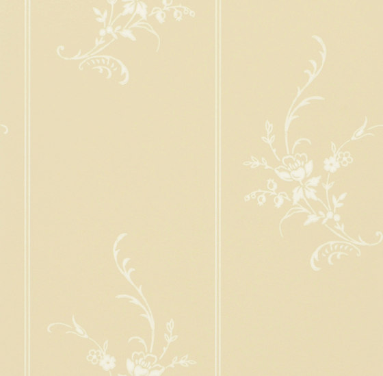 Signature Papers II Wallpaper | Elsinore Floral - Cream | Revêtements muraux / papiers peint | Designers Guild