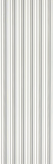 Signature Papers II Wallpaper | Gable Stripe - Jet | Wandbeläge / Tapeten | Designers Guild