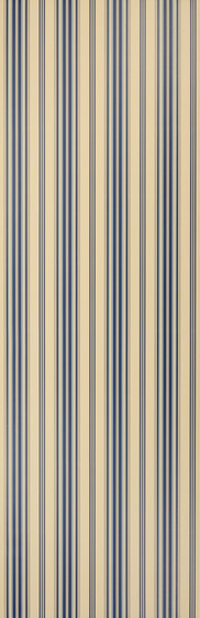 Stripes And Plaids Wallpaper | Allerton Stripe - Navy | Revestimientos de paredes / papeles pintados | Designers Guild