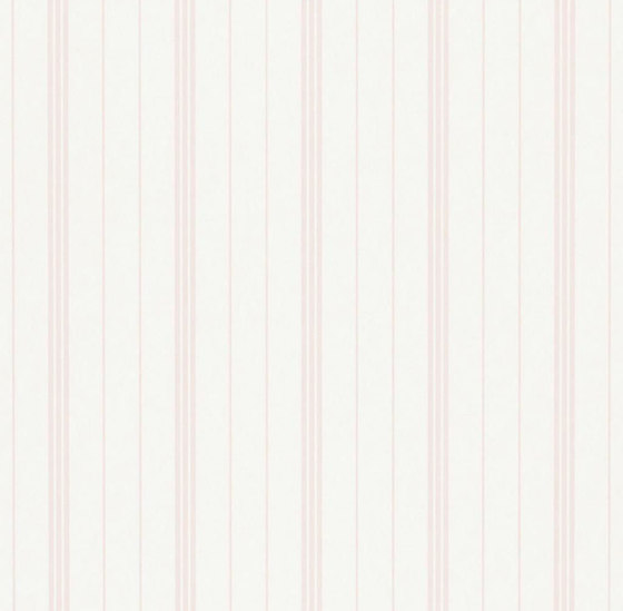 Stripe Library Wallpaper | Trevor Stripe - Pink | Wall coverings / wallpapers | Designers Guild