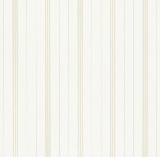Stripe Library Wallpaper | Trevor Stripe - Tea | Wall coverings / wallpapers | Designers Guild