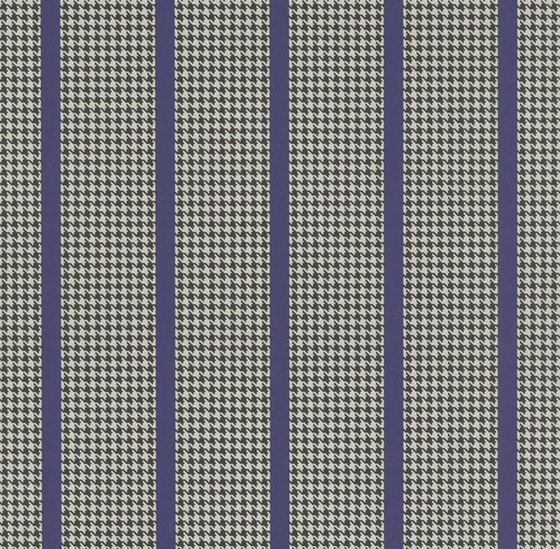Stripe Library Wallpaper | Wellman Stripe - Purple / Black | Revêtements muraux / papiers peint | Designers Guild