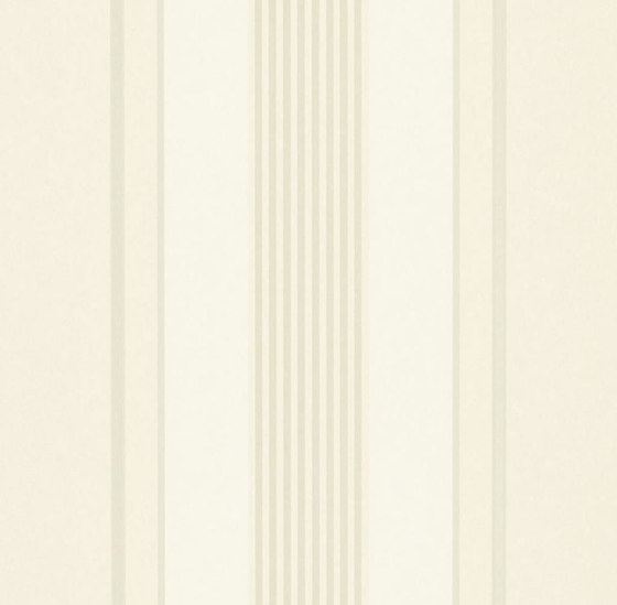 Stripe Library Wallpaper | Sterling Stripe - Laurel | Revêtements muraux / papiers peint | Designers Guild