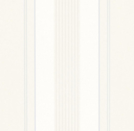 Stripe Library Wallpaper | Sterling Stripe - Sky | Revestimientos de paredes / papeles pintados | Designers Guild