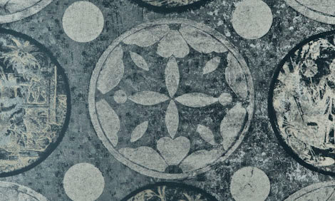 Basalt Medaillon | Tessuti decorative | Arte