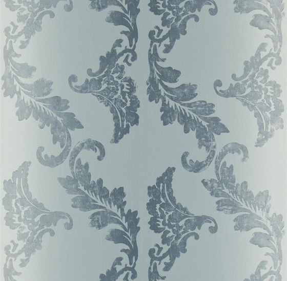 Savine Wallpaper | Aksu - Celadon | Carta parati / tappezzeria | Designers Guild