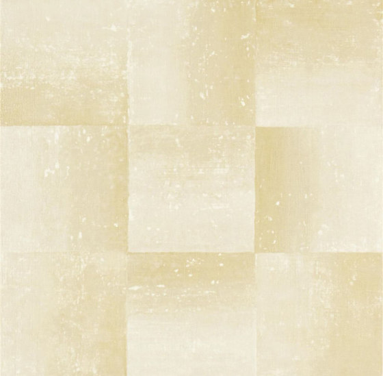 Savine Wallpaper | Piastrella - Gold | Revestimientos de paredes / papeles pintados | Designers Guild