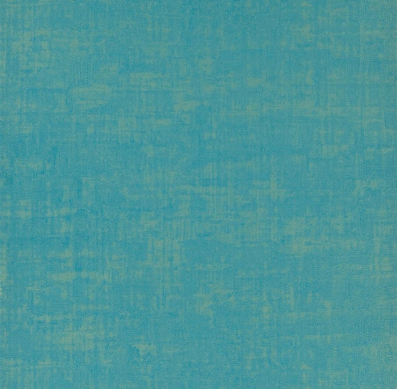 Savine Wallpaper | Seta - Turquoise | Carta parati / tappezzeria | Designers Guild