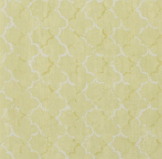 Shanghai Garden Wallpaper | Chinese Trellis - Lime | Drapery fabrics | Designers Guild