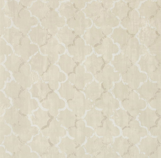Shanghai Garden Wallpaper | Chinese Trellis - Linen | Drapery fabrics | Designers Guild