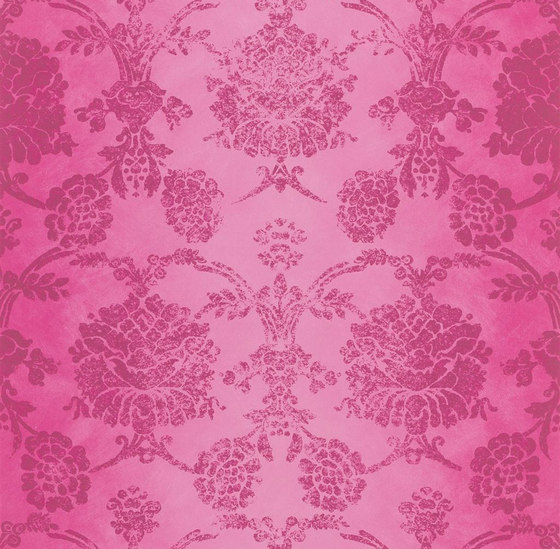 Sukumala Wallpaper | Sukumala - Magenta | Drapery fabrics | Designers Guild