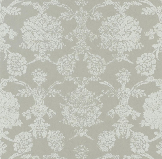 Sukumala Wallpaper | Sukumala Lino - Graphite | Drapery fabrics | Designers Guild