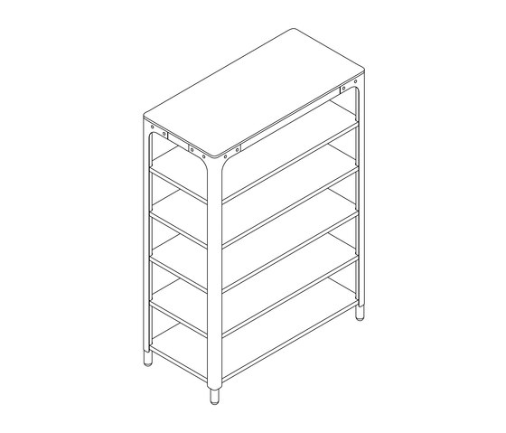 Concept Kitchen – Shelf Module 1900x1330x640 | Cocinas modulares | n by Naber